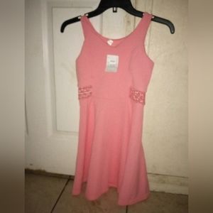 A pink dress